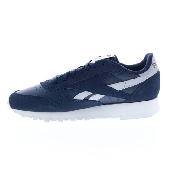 Reebok Mens Classic Leather Blue Shoes (NWT) - Picture 5 of 7
